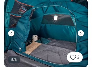 Tienda de campaña Decathlon 4 personas