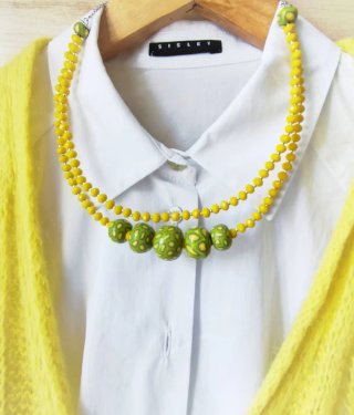 Set Collana e Bracciali Argilla Polimerica