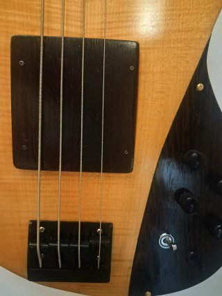 Bajo Eléctrico Luthier Maple Flame,escucho ofertas
