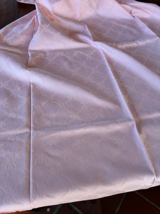 Tovaglia Fiandra Raso Cotone + 12 Tovaglioli