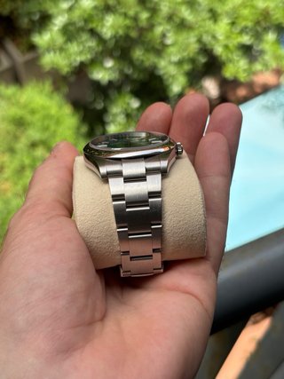 Rolex Oyster Perpetual 124300 Esfera Verde