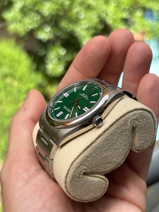 Rolex Oyster Perpetual 124300 Esfera Verde