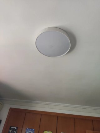 Plafón de techo redondo blanco