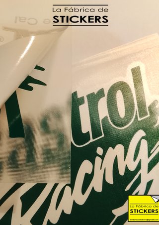 2 Pegatinas CASTROL RACING vinilo de corte