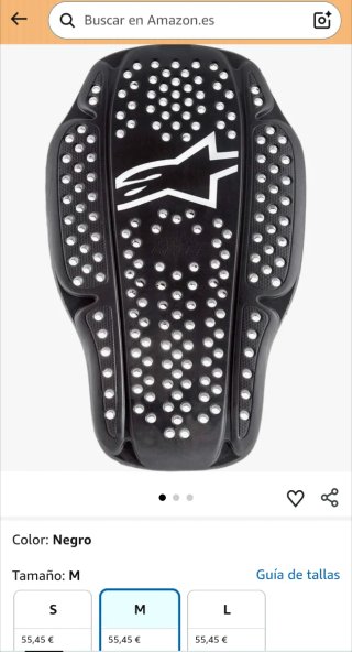 Espaldera Alpinestars Nucleon KR-2i
