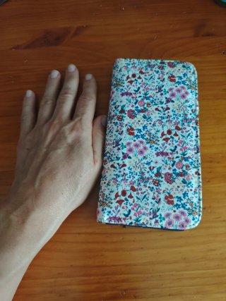 Cartera floral multicolor