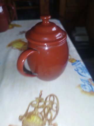 Puchero sello ciervo vintage