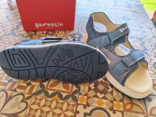 Sandalias Garvalin ABIERTAS Azul/Gris TALLA 30