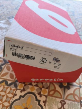 Sandalias Garvalin ABIERTAS Azul/Gris TALLA 30