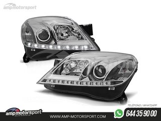 FAROS DELANTEROS LUZ DIURNA LED PARA OPEL ASTRA H