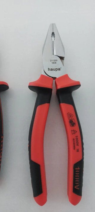 Juego 6 Alicates VDE 1000V Haupa Electricista