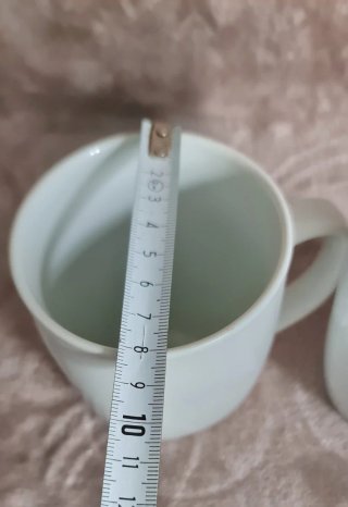 2 Tazas Ikea Porcelana Blanca