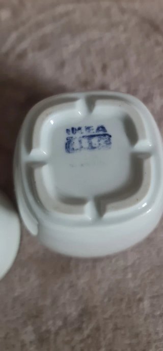 2 Tazas Ikea Porcelana Blanca