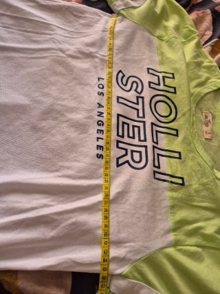 Camiseta Hollister bicolor Talla S