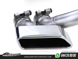DIFUSOR TRASERO MATE BMW SERIE 5 F10/F11 + CONVERSIÓN A DOS SALIDAS V8