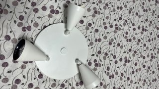 Lámpara Techo 3 Focos Blanca