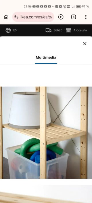 Estantería HEJNE Ikea Madera