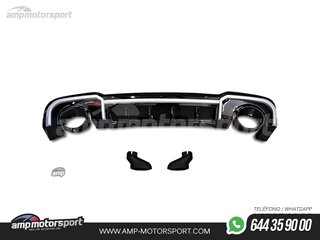 DIFUSOR TRASERO AUDI A3 8V SPORTBACK SLINE LOOK RS3