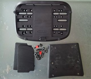 Baúl Moto SHAD SH39 con parrilla