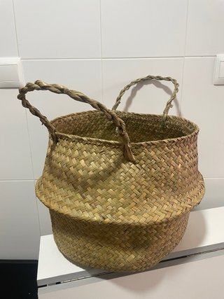Cesto grande mimbre