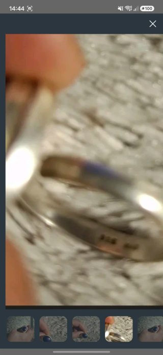 Anillo Plata 925(sellada) ajustable,piedra Lapizla