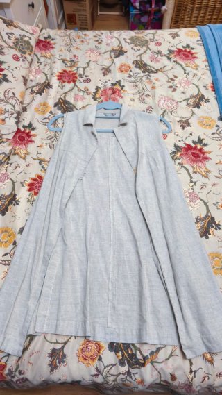 Camisa chaleco gris