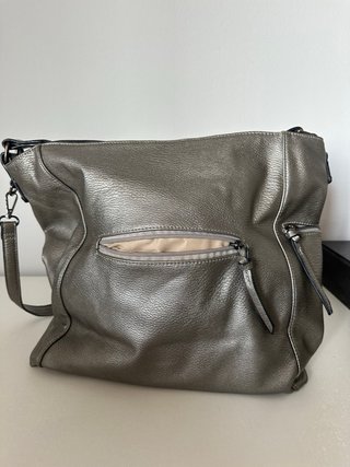 Borsa MASANOVA argento borchie