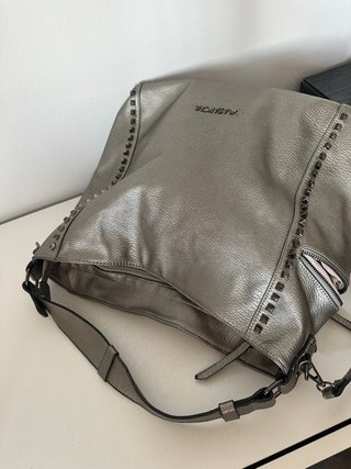 Borsa MASANOVA argento borchie