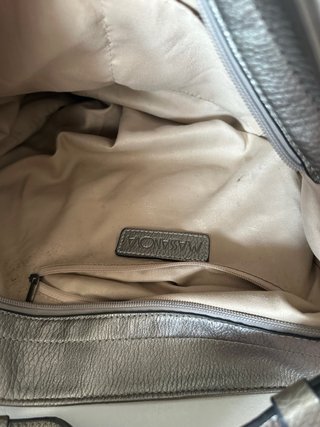 Borsa MASANOVA argento borchie
