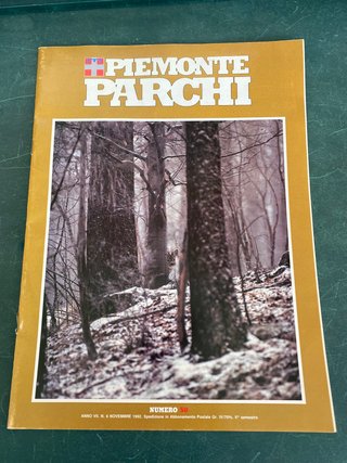 5 riviste Piemonte Parchi, anni 89 - 92