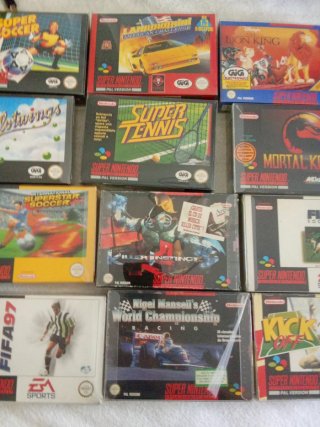 Lote 10 Juegos Super Nintendo SNES