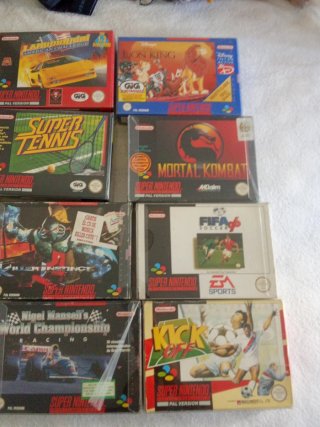 Lote 10 Juegos Super Nintendo SNES