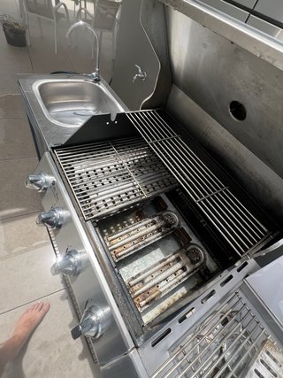 Barbacoa Cocina Exterior Gas