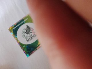 Carta Panini México Rara