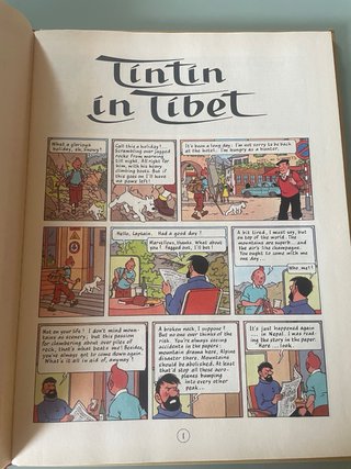 TINTIN IN TIBET METHUEN 1968