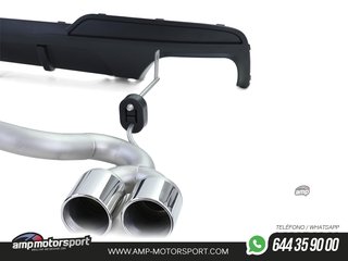 DIFUSOR TRASERO MATE BMW SERIE 5 F10/F11 + CONVERSIÓN A DOS SALIDAS