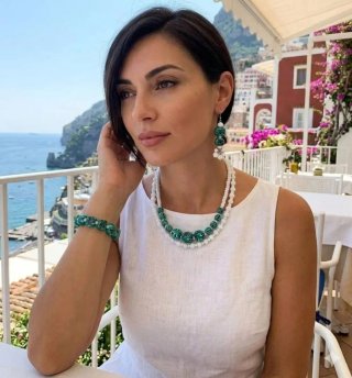 Set Collana Bracciale Orecchini Argilla Polimerica