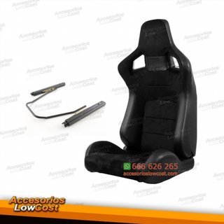ASIENTO DEPORTIVO SEMIBAQUET LOOK RS EN CUERO Y A