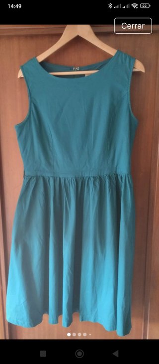 Vestido Lindy Bop Pin-up Rockabilly Vintage Teal