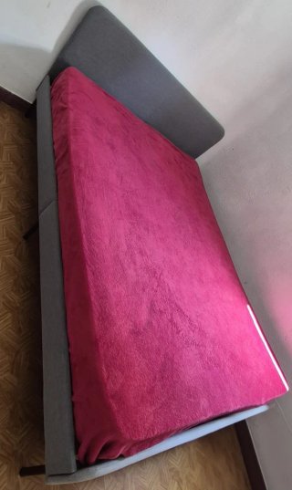 Estructura Cama IKEA 140x200 Gris