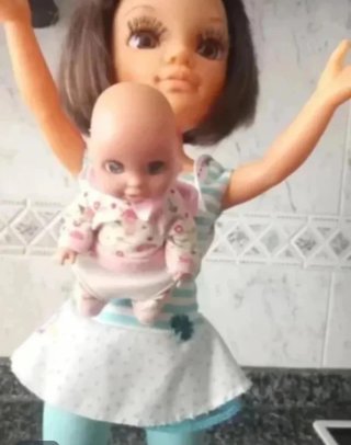 Nancy y su bebé