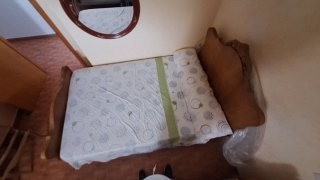 Cama de madera (solo estructura)