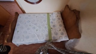 Cama de madera (solo estructura)