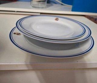 Lote 3 Platos Real Madrid
