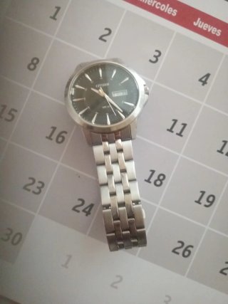 Reloj Citizen Esfera Negra Día/Fecha