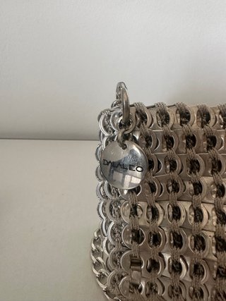 Borsa Vania Small Argento