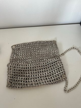Borsa Vania Small Argento