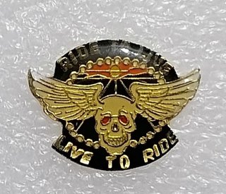 AIRBORNE RIDE TOLIVE , V.ge Metal Enamel Pin 80s