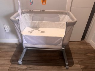 Minicuna Asalvo para bebé con fijación a cama