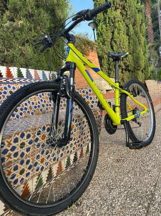 Bicicleta Montaña Infantil Verde
